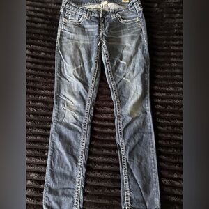 Blue Silver Aiko Skinny Jeans